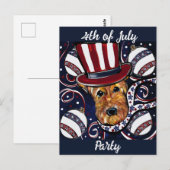 AIREDALE TERRIËR BRIEFKAART (Voorkant / Achterkant)