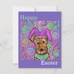 AIREDALE TERRIËR BRIEFKAART