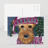 AIREDALE TERRIER BRIEFKAART (Voorkant / Achterkant)