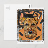 AIREDALE TERRIER BRIEFKAART (Voorkant / Achterkant)