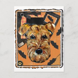 AIREDALE TERRIËR BRIEFKAART