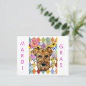 AIREDALE TERRIER BRIEFKAART (Staand voorkant)