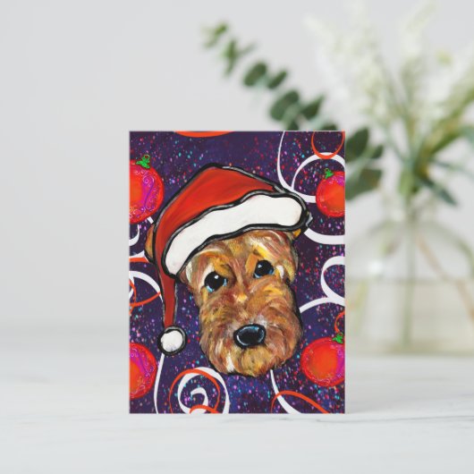 AIREDALE TERRIER BRIEFKAART (Staand voorkant)