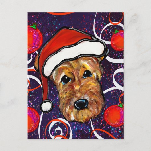 AIREDALE TERRIER BRIEFKAART (Voorkant)