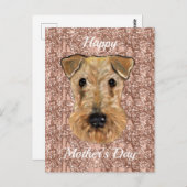 AIREDALE TERRIER BRIEFKAART (Voorkant / Achterkant)