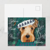 Airedale Terrier Briefkaart (Voorkant / Achterkant)