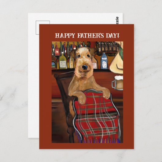 Airedale Terrier Briefkaart (Voorkant / Achterkant)