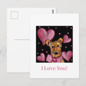 AIREDALE TERRIER BRIEFKAART (Voorkant / Achterkant)