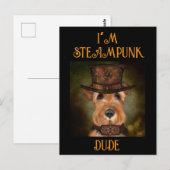 AIREDALE TERRIER BRIEFKAART (Voorkant / Achterkant)