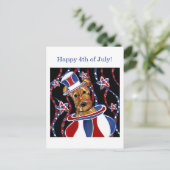 AIREDALE TERRIER BRIEFKAART (Staand voorkant)