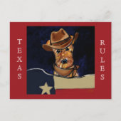 AIREDALE TERRIER BRIEFKAART (Voorkant)