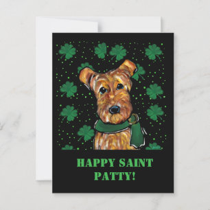 AIREDALE TERRIËR BRIEFKAART