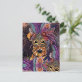 AIREDALE TERRIER BRIEFKAART (Staand voorkant)