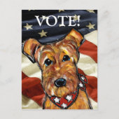 AIREDALE TERRIËR BRIEFKAART (Voorkant)