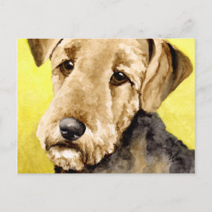 Airedale Terrier-Briefkaarten Briefkaart