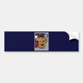 AIREDALE TERRIER BUMPERSTICKER (Voorkant)