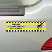 Airedale Terrier Bumpersticker (Op auto)