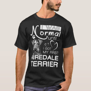 Airedale Terrier cadeau t-shirt voor hondenliefheb