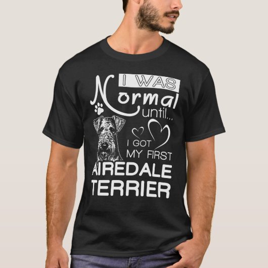 Airedale Terrier cadeau t-shirt voor hondenliefheb (Voorkant)