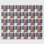 AIREDALE TERRIER CADEAUPAPIER (Vlak)