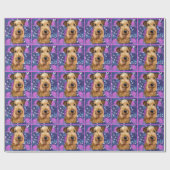 AIREDALE TERRIÉR CADEAUPAPIER (Vlak)