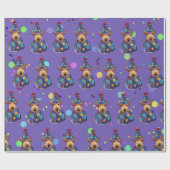 AIREDALE TERRIER CADEAUPAPIER (Vlak)