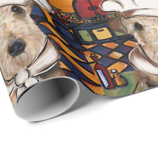 Airedale Terrier Cadeaupapier (Rol Hoek)