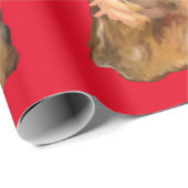 AIREDALE TERRIER CADEAUPAPIER (Rol Hoek)