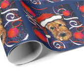 AIREDALE TERRIER CADEAUPAPIER (Rol Hoek)