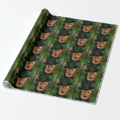 AIREDALE TERRIËR CADEAUPAPIER (Uitgerold)