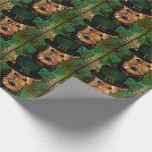AIREDALE TERRIËR CADEAUPAPIER (Hoek)
