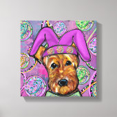 AIREDALE TERRIER CANVAS AFDRUK (Voorkant)