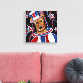 AIREDALE TERRIER CANVAS AFDRUK (Insitu (Woonkamer))