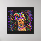 AIREDALE TERRIER CANVAS AFDRUK (Voorkant)