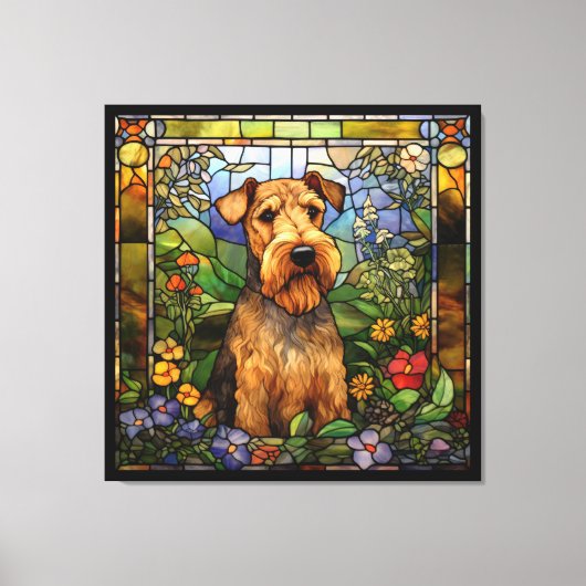 Airedale Terrier Canvas Art (Voorkant)
