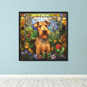 Airedale Terrier Canvas Art (Insitu (Houten vloer))