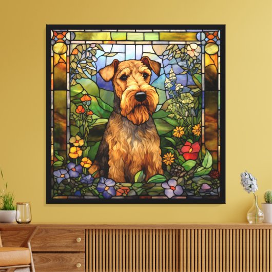 Airedale Terrier Canvas Art (Insitu (Woonkamer))