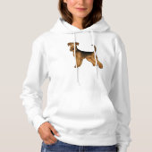 Airedale Terrier Cartoon Hond Bingley Terrier Hond Hoodie (Voorkant)