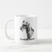 Airedale Terrier Charcoal Koffiemok (Links)