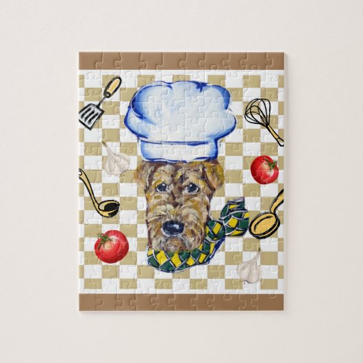 Airedale Terrier Chef Legpuzzel (Verticaal)