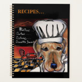Airedale Terrier Chef Planner (Voorkant)