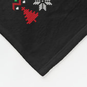 Airedale Terrier Christmas Tree Decorations Dog Lo Fleece Deken (Hoek)