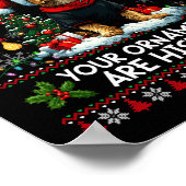 Airedale Terrier Christmas Tree Decorations Dog Lo Poster (Hoek)