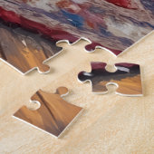 Airedale Terrier Christmas Victorian Living Room Legpuzzel (Zijkant)