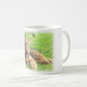 Airedale Terrier Coffee Mok (Voorkant rechts)