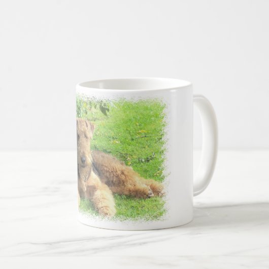 Airedale Terrier Coffee Mok (Voorkant rechts)