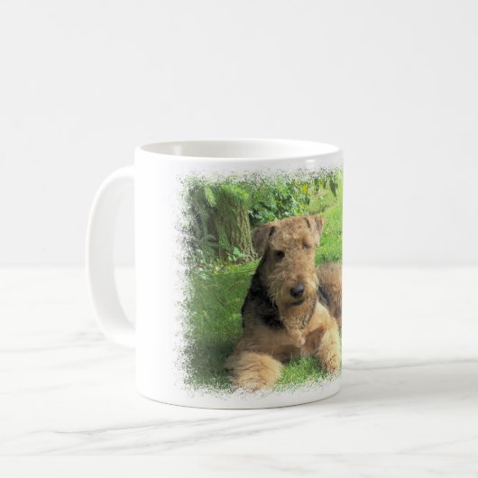 Airedale Terrier Coffee Mok (Voorkant links)