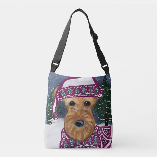 AIREDALE TERRIER CROSSBODY TAS (Voorkant)
