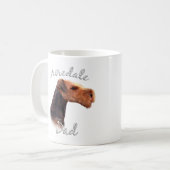 Airedale Terrier Dad 2 Koffiemok (Voorkant links)