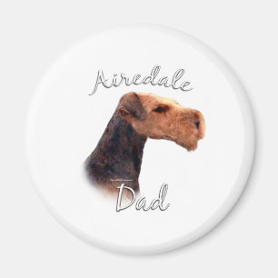 Airedale Terrier Dad 2 Magneet
